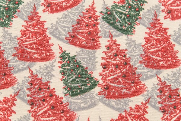Ubrus vánoční - Sonja - stromky Rozměry: 35x35, Tvar: Čtverec