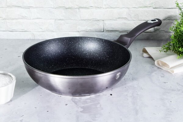 Pánev WOK s mramorovým povrchem 28 cm Carbon PRO Line