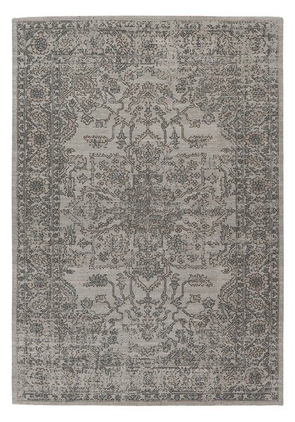 KOBEREC, 80/150 cm zelená, šedohnědá - Online Only koberce & rohožky, Online Only