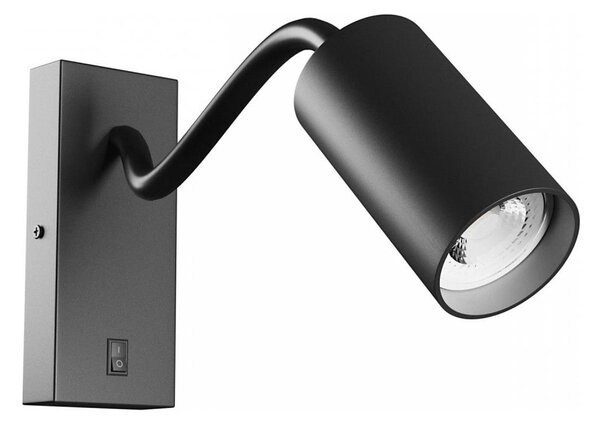 Nástěnné bodové svítidlo SQUALLA VARIOSA 1xGU10/10W/230V černá