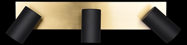 Trio 802400380 přisazené bodové svítidlo Marley 3x35W | GU10 - zlatá, černá