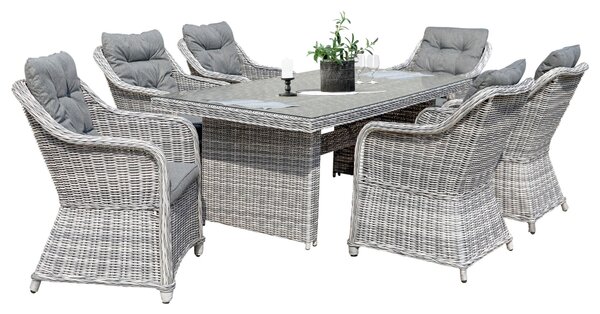 ZAHRADNÍ JÍDELNÍ SET, kov, plast, sklo, textil Ambia Garden