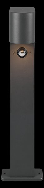 Trio 514260142 zahradní sloupek s pohybovým čidlem Roya 1x35W | GU10 | IP44 - antracit