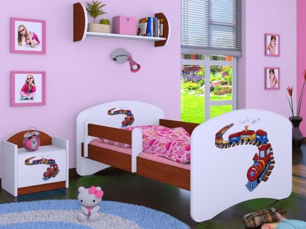 Dětská postel bez šuplíku 160x80cm MAŠINKA - kalvados