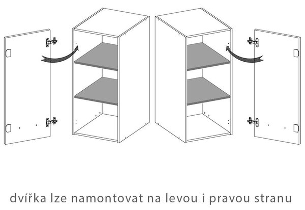 Kuchyňská linka GLAMOUR b | 270 cm | bílá mat