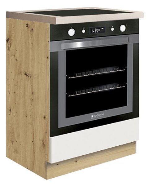 Kuchyňská linka GLAMOUR b | 145x312,5x172,5 cm | bílá mat