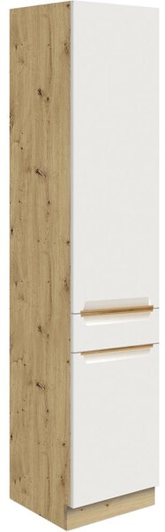 Kuchyňská linka GLAMOUR b | 145x312,5x172,5 cm | bílá mat
