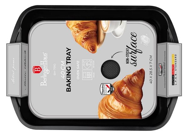 Pečící plech s titanovým povrchem 40 x 28,5 cm, Matte Black Collection