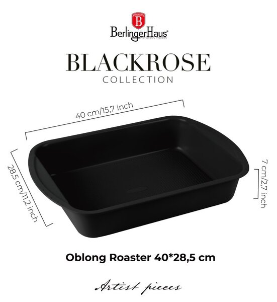 Pečící plech s titanovým povrchem 40 x 28,5 cm, Matte Black Collection