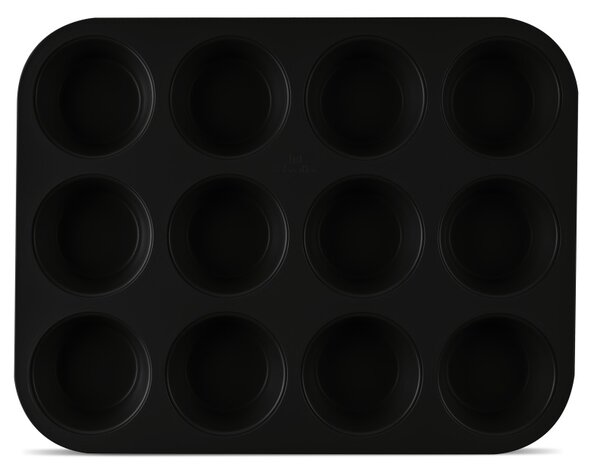 Forma na muffiny 12 ks Matte Black Collection