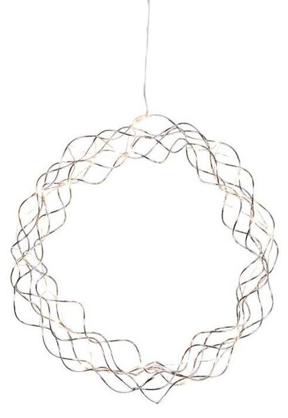Eglo 411015 - LED Vánoční dekorace CURLY 30xLED/0,064W/230V lesklý chrom