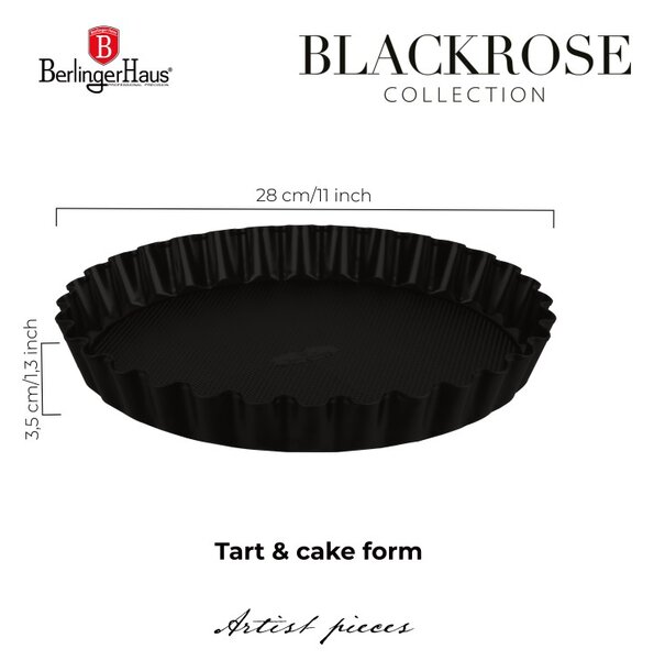 Forma na koláč s titanovým povrchem Matte Black Collection