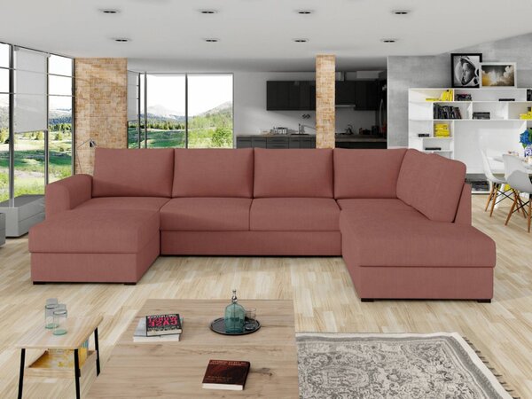 Sedací souprava Szafran, Potah: ekokůže Soft 011 (černá) + Majorka 03, Strana: levá Mirjan24 5902928261158