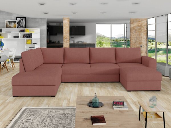 Sedací souprava Szafran, Potah: ekokůže Soft 011 (černá) + Majorka 03, Strana: levá Mirjan24 5902928261158