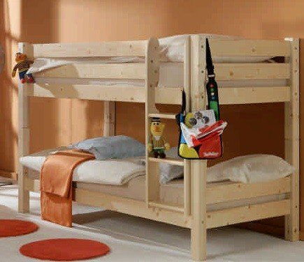 Dětská patrová postel Barča 200x90 cm - přírodní