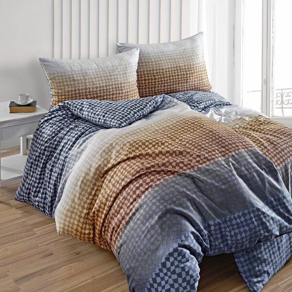 Florella Saténové povlečení Cassian Jeans Rozměr: 70x90 + 140x200 cm