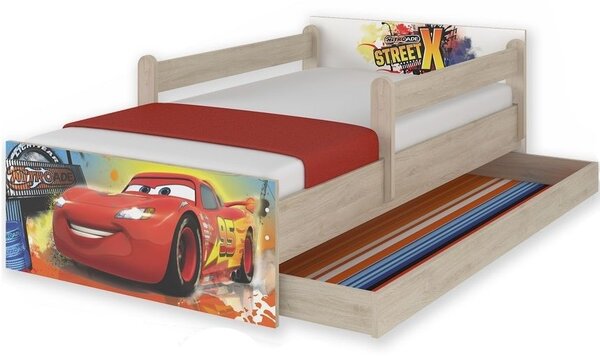 Dětská postel MAX se šuplíkem Disney - AUTA 180x90 cm