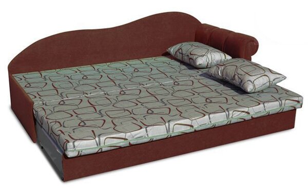 Jednolůžková postel (válenda) 70 cm Lane II (Cihlová 41 + Dodo 1008) (P)