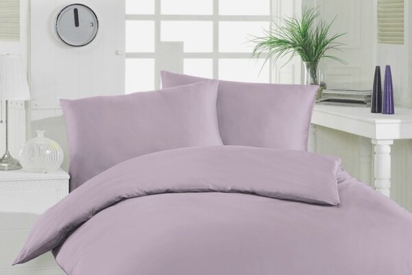 Florella Saténové povlečení Edel Tencel Uni Lilac s chladivým účinkem Rozměr: 70x90 + 140x200 cm