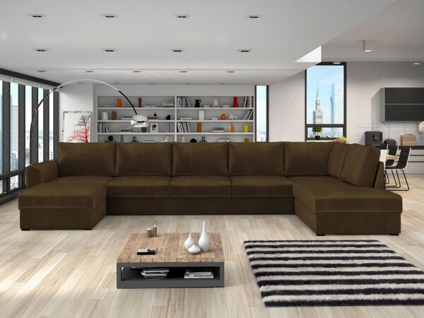 Rohová sedací souprava Szafran Large, Potah: Wave 09, Strana: Pravá 5903211368806