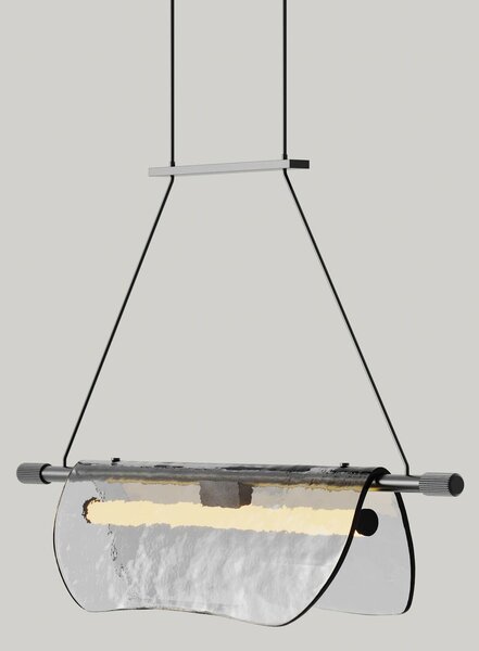 Aromas Lida Single LED závěsné svítidlo Černá matná