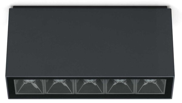 Lombardo Kura Top X5 LED přisazené svítidlo Šedá18°2700K