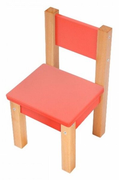 Sada dětských židlí Cathy - červená