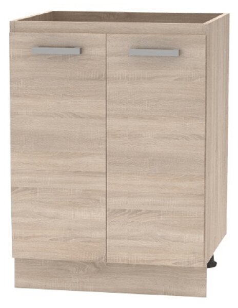KONDELA Spodní skříňka 60 2DV, dub sonoma, NOPL-057-0S