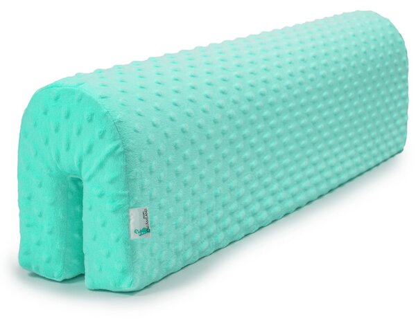 Chránič na dětskou postel MINKY 70 cm - mátový