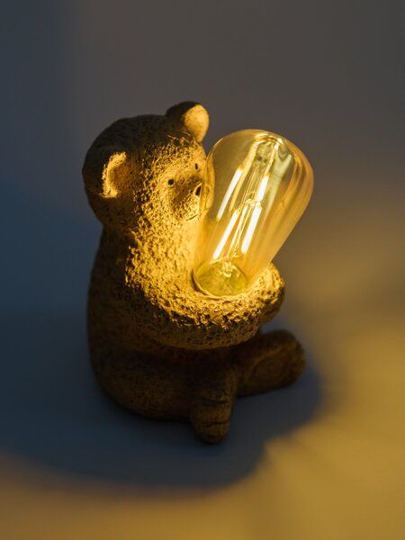 Sinsay - Dekorativní LED lampa ve tvaru medvěda - béžová