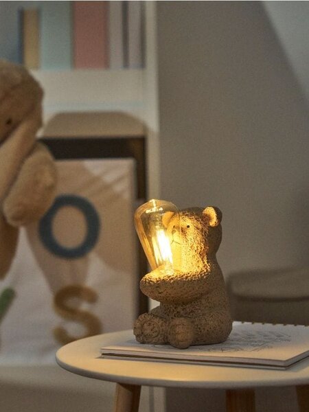 Sinsay - Dekorativní LED lampa ve tvaru medvěda - béžová