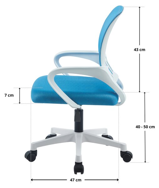 IDEPAR Kancelářská židle ARGO - modrá