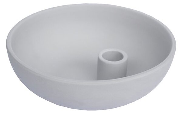 Storefactory Scandinavia Keramický svícen Lidatorp M - Light Grey SF106