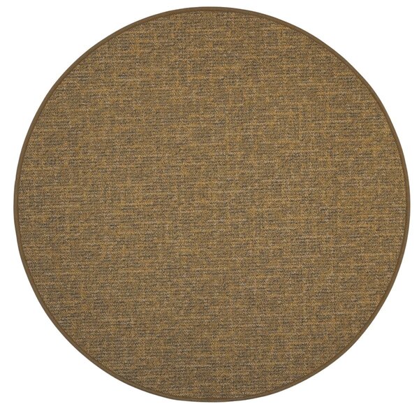 Vopi koberce Kusový koberec Alassio zlatohnědý kruh - 300x300 (průměr) kruh cm