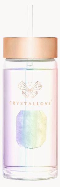 Láhev na vodu's křišťály Hologram Crystallove
