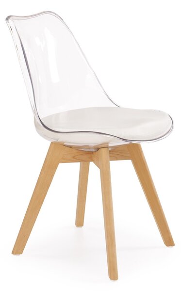Moderní jídelní židle Transparentní Skandinávské PERUGIA