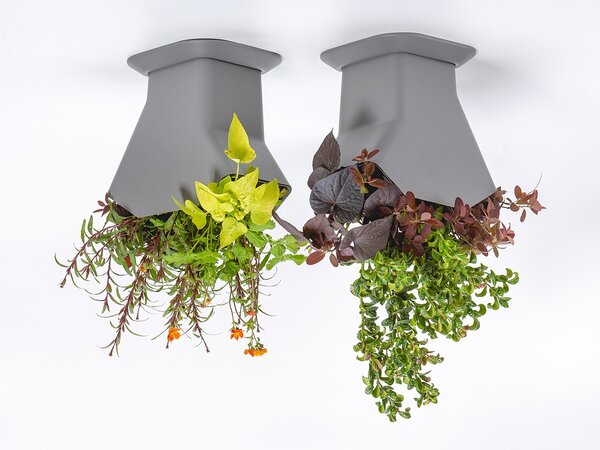 TREE - samozavlažovací vertikální květináč - set 3 ks + podstavec
