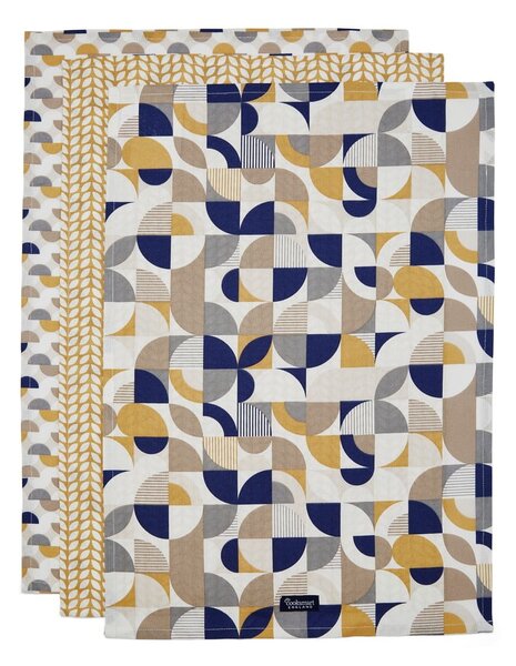 Bavlněné utěrky v sadě 3 ks 45x65 cm Bauhaus – Cooksmart ®