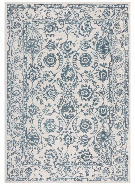 Flair Rugs, Kusový koberec Wool Loop Yasmin Ivory/Blue, 120x170, modrá, kancelář