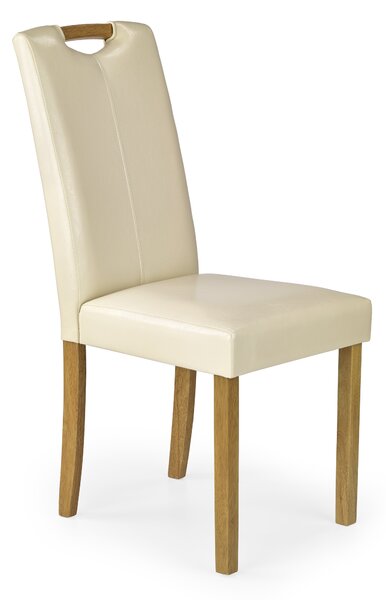 Jídelní židle Caro (buk + krémová). 796178