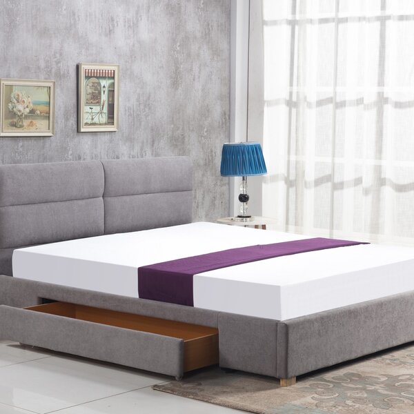Manželská postel 160 cm Capaz (šedá) (s roštem). 796752