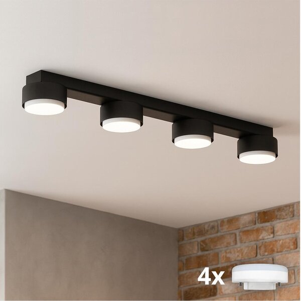 Brilagi - LED Bodové svítidlo MONO 4xGX53/13W/230V černá