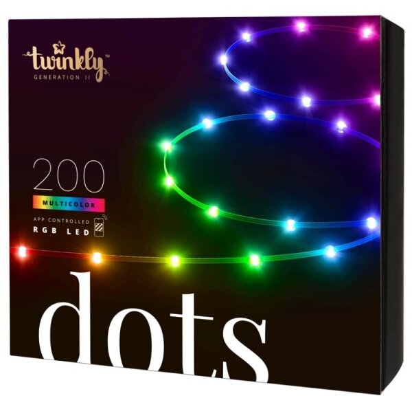 Twinkly TWD200STP-BEU - LED RGB Venkovní stmívatelný pásek 200xLED 10m IP44 WiFi