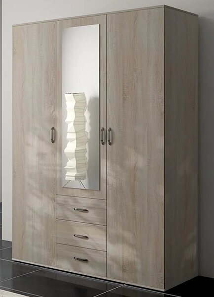 Šatní skříň Ozyrys 150 cm, dub sonoma
