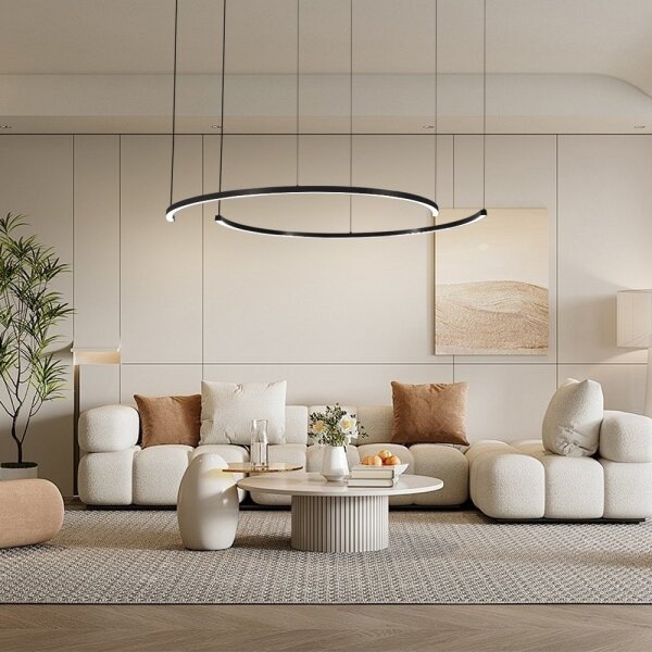 Immax NEO 07329L - LED Stm lustr na lanku FINO 72W/230V 120 cm černá Tuya+DO