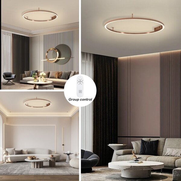 Immax NEO 07326-80C-LED Stm stropní sv FINO LED/55W/230V 80 cm Tuya rose gold+DO