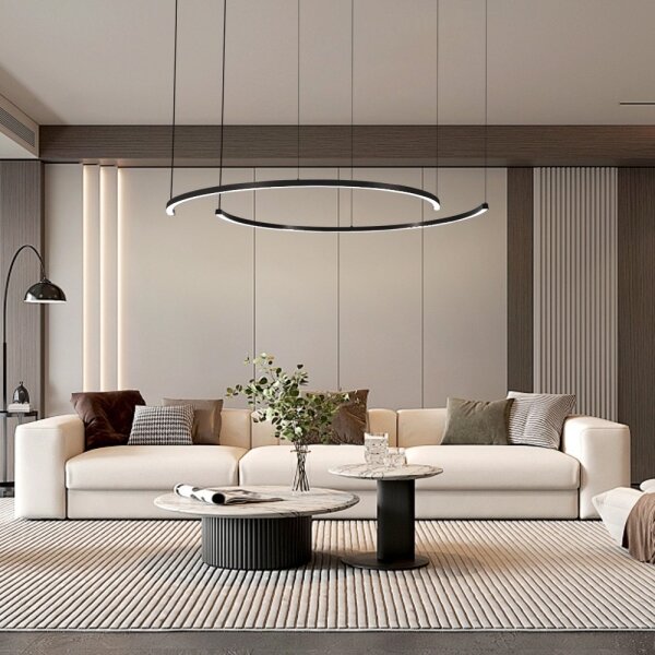 Immax NEO 07329L - LED Stm lustr na lanku FINO 72W/230V 120 cm černá Tuya+DO