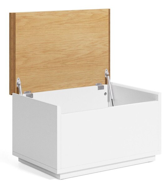 Truhla v dekoru dubu v přírodní barvě 60x35 cm Abilen – Kave Home
