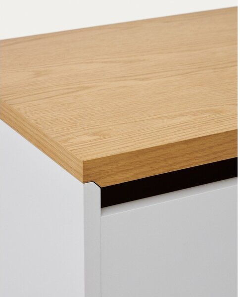 Truhla v dekoru dubu v přírodní barvě 60x35 cm Abilen – Kave Home