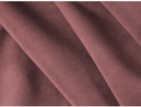 Růžová sametová pohovka 379 cm Bellis – Micadoni Home